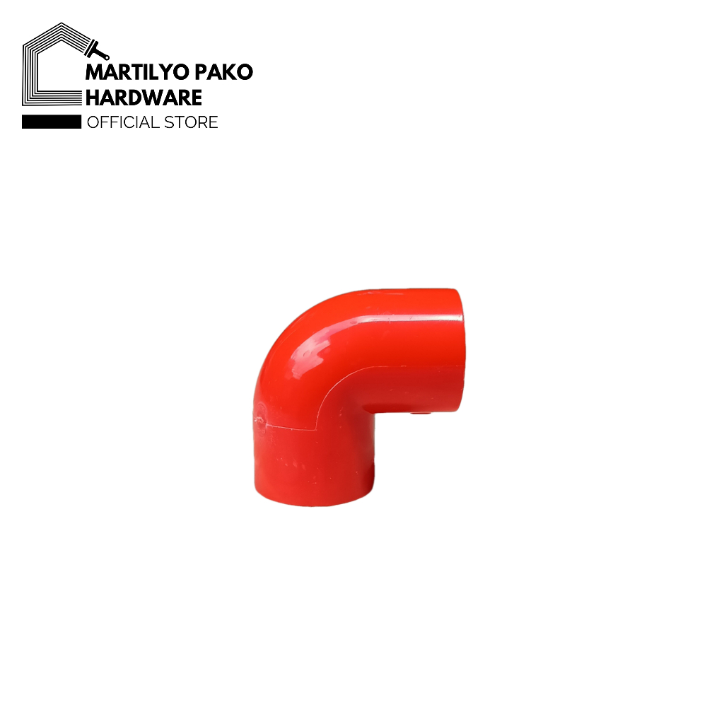 ECODEX Red Orange PVC Elbow 90° 1/2 inch, and 3/4 inch for Electrical ...