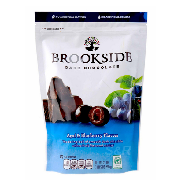 Brookside Dark Chocolate Acai and Blueberry Flavors 595g Shopee