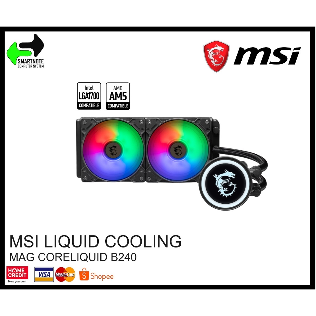 MSI LIQUID COOLING MAG CORELIQUID B240 Shopee Philippines