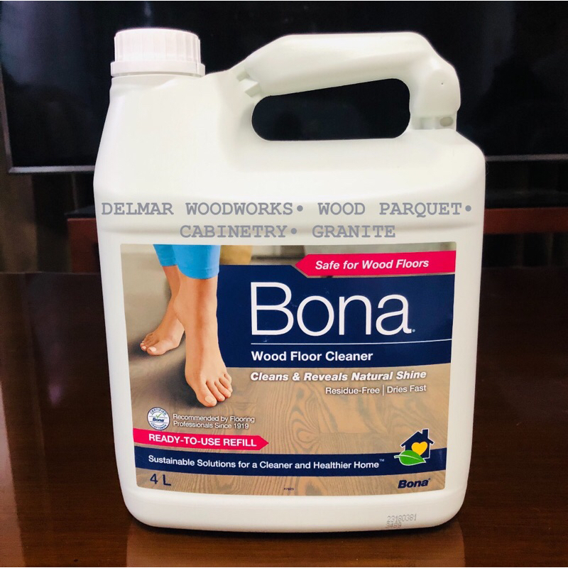 BONA WOOD FLOOR CLEANER 4L (Made in Sweden) | Shopee Philippines