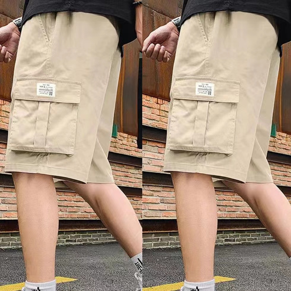 HIGH QUALITY Fashion Waterproof Tactical Cargo Shorts Mens Cargo black pantsPockets PLUS SIZE