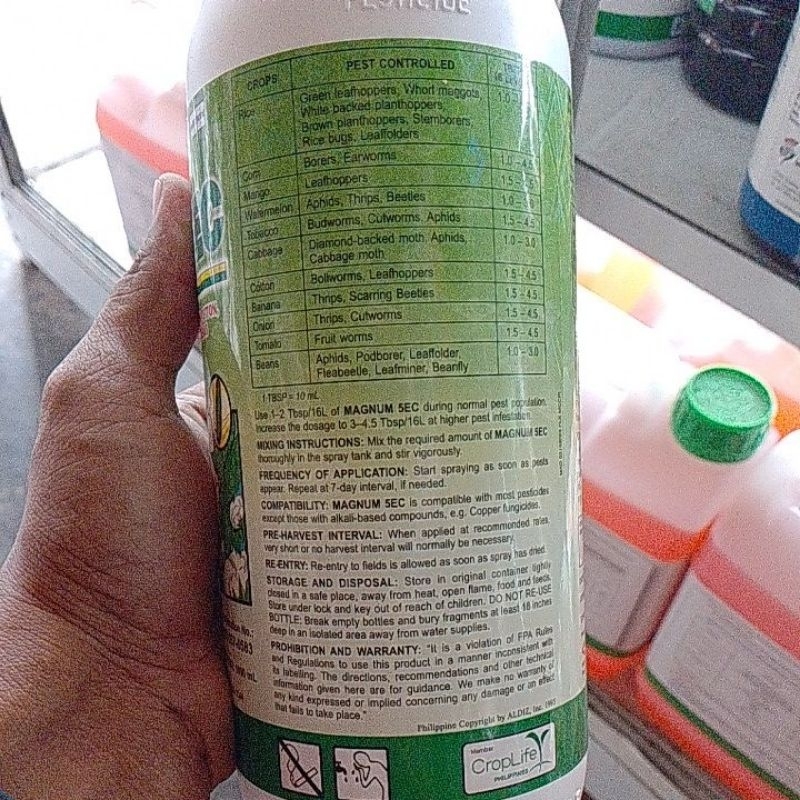 MAGNUM 5EC INSECTICIDE 1Liter | Shopee Philippines