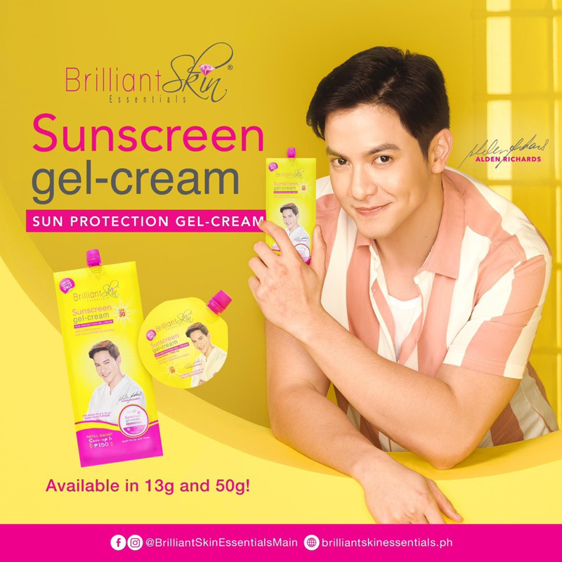 BRILLIANT sunscreen gel-cream (new packaging) | Shopee Philippines