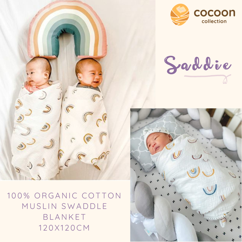 Cotton baby cheap swaddle blanket