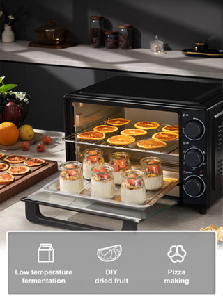 Tixx Oven Toaster for Baking With Timer Double-Deck 25L/15L | Shopee ...