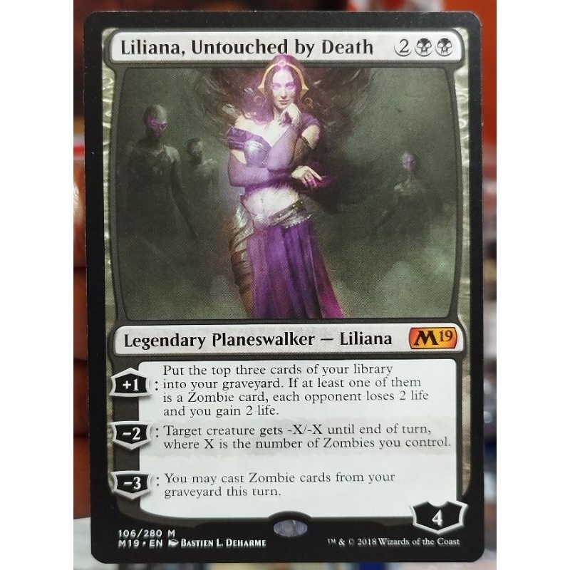 Liliana, Untouched by Death ( Magic the gathering) | Shopee Philippines