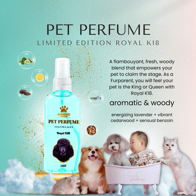 Pawrence Pet Perfume with Collagen (100 ML) Shopee Philippines
