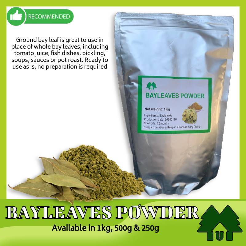 Bay leaves Powder/Laurel leaf Powder available in 1kg, 500g and 250g