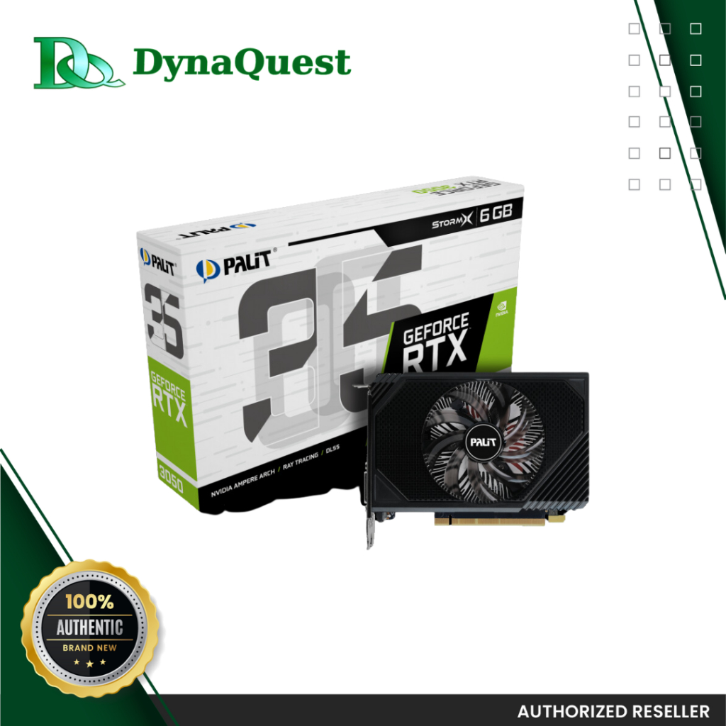 Palit RTX 3050 StormX 6GB Graphics Card NE63050018JE-1070F | Shopee ...