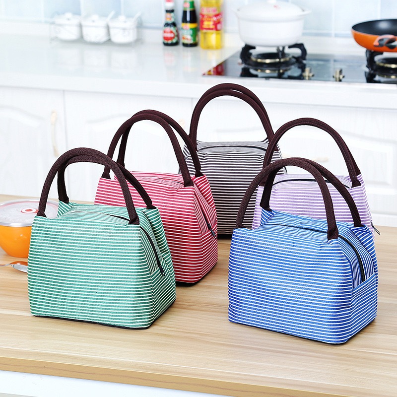 Korean Insulation Hot-Cold Lunch Bag Oxford Cloth Portable Bento Bags ...