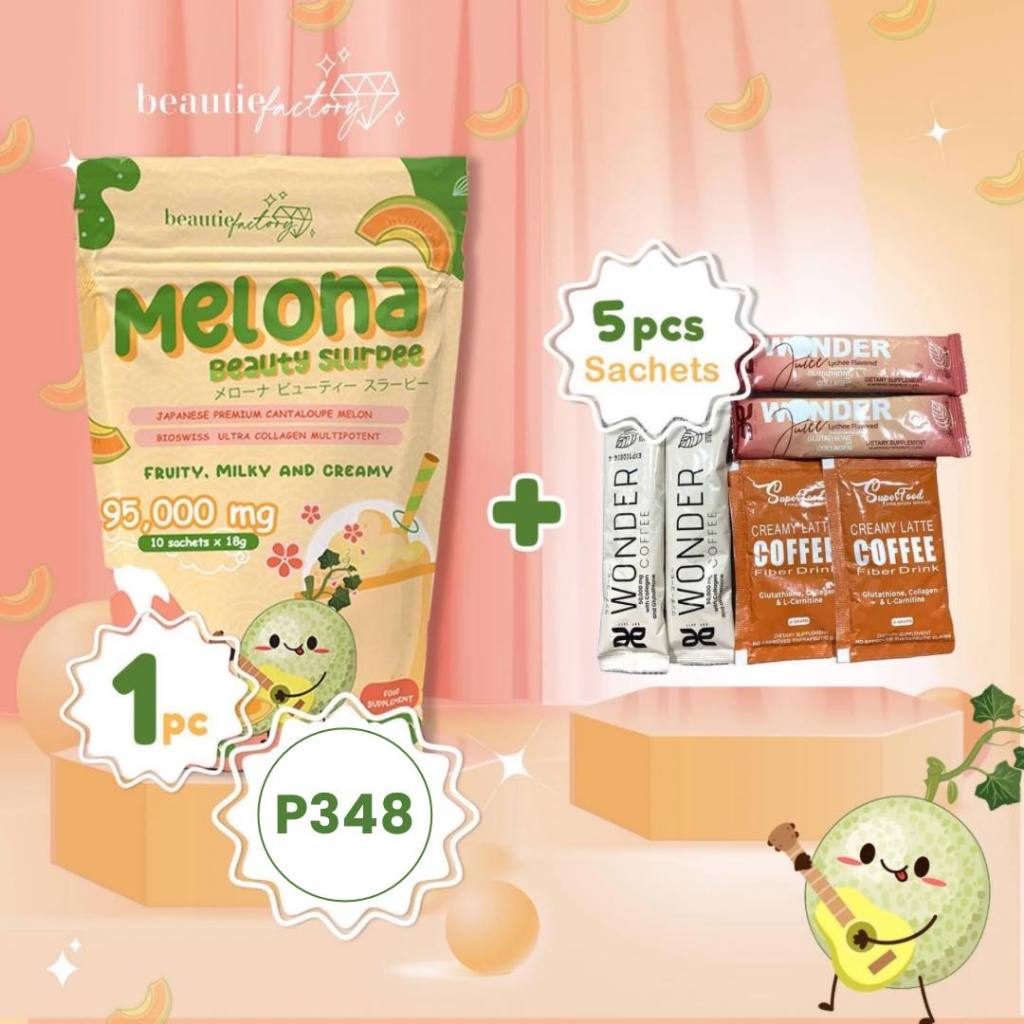 Melona Beauty Slurpee Melon Flavor/ Powder Drink Shopee Philippines