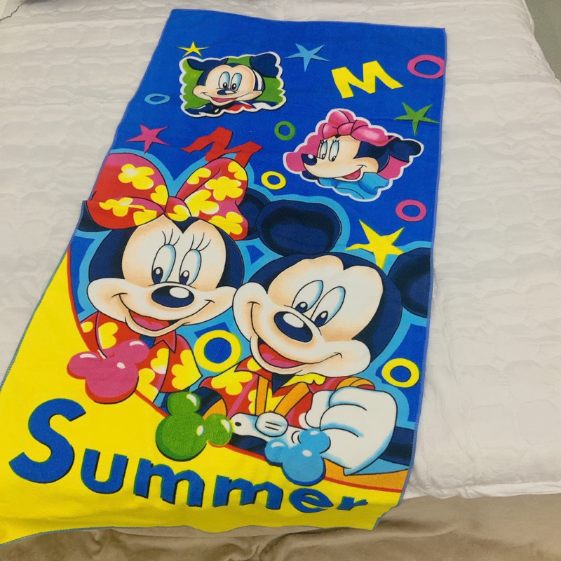Bath Towel For Kids Character Beach Towel Mickey Mouse 70 x 142cm