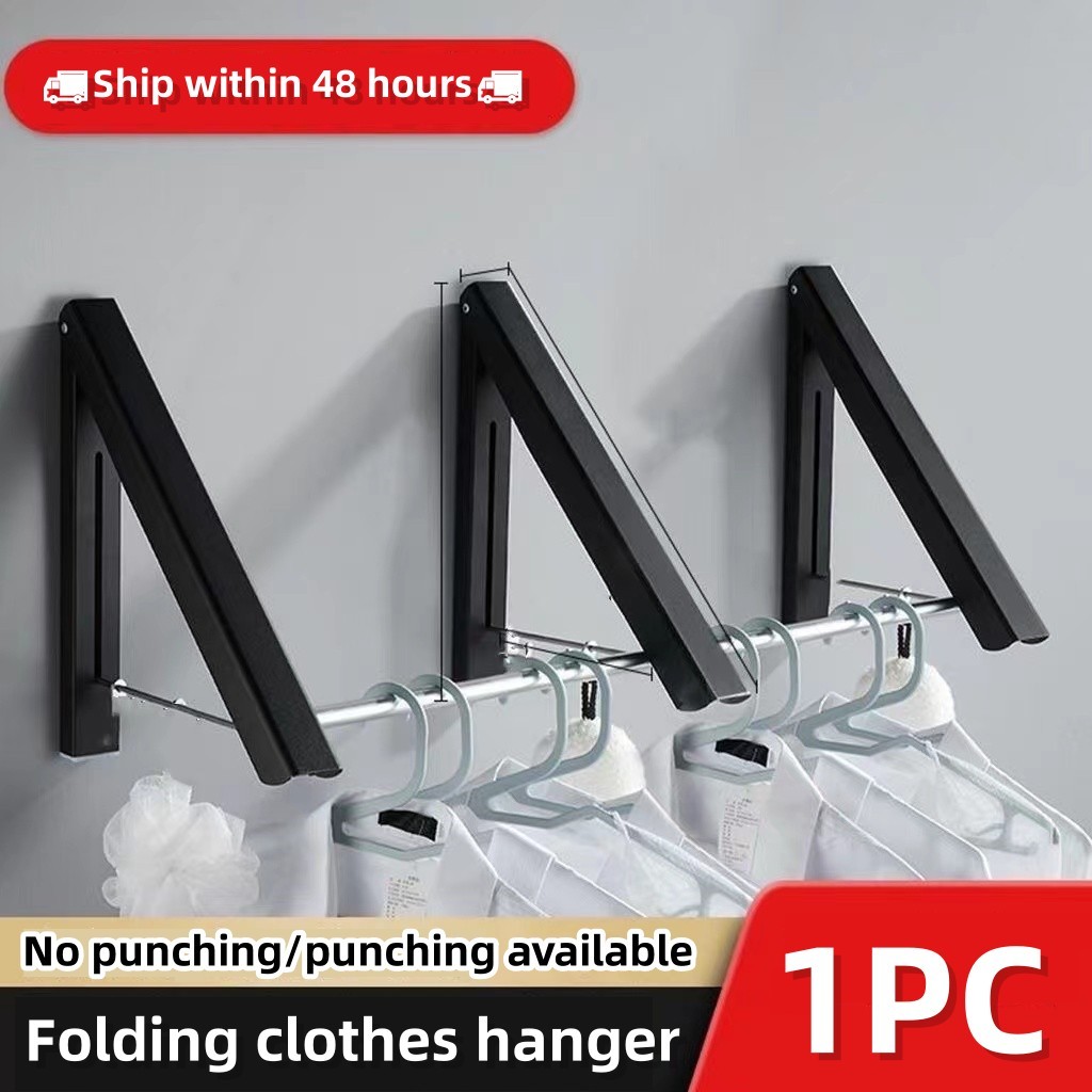 1PCS Retractable Folding Clothes Organizer Drying Rack Clothes Rack ...