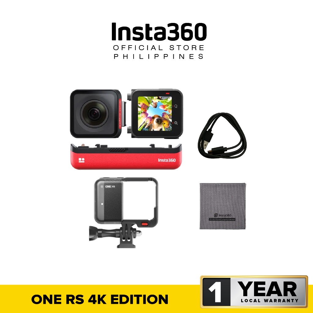 Insta360 One RS 4K Edition Waterproof Action Camera with FlowState ...