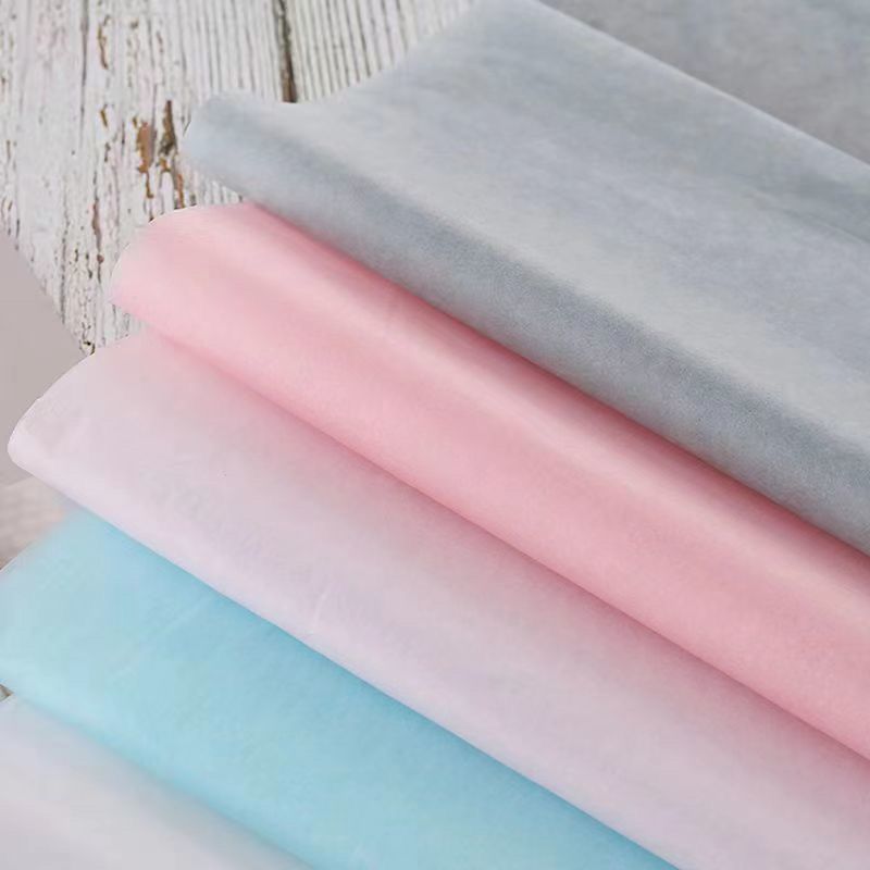 Pretty 30PCS Solid color packaging tissue paper handmade diy materials ...