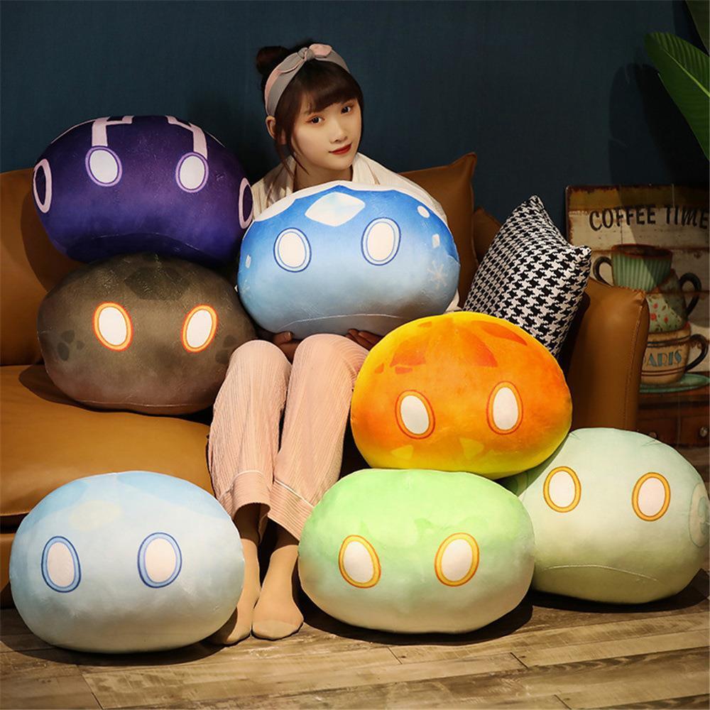 Free Gift!!!Genshin Impact Slime Throw Pillow Soft Plush Dolls Toys ...