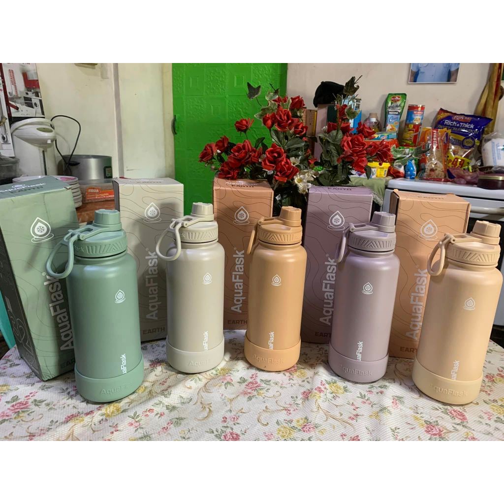 Authentic Aquaflask Earth Limited Edition (18oz/22oz/32oz/40oz) with