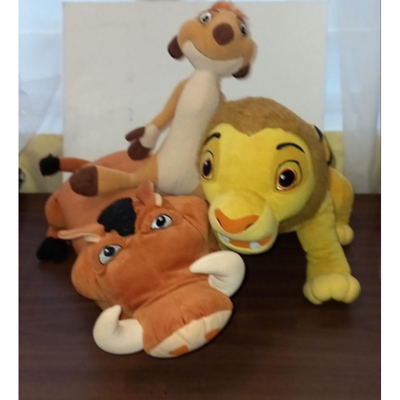 Simba Timon and Pumba Plushies PRELOVED Stuffed Toys | Shopee Philippines