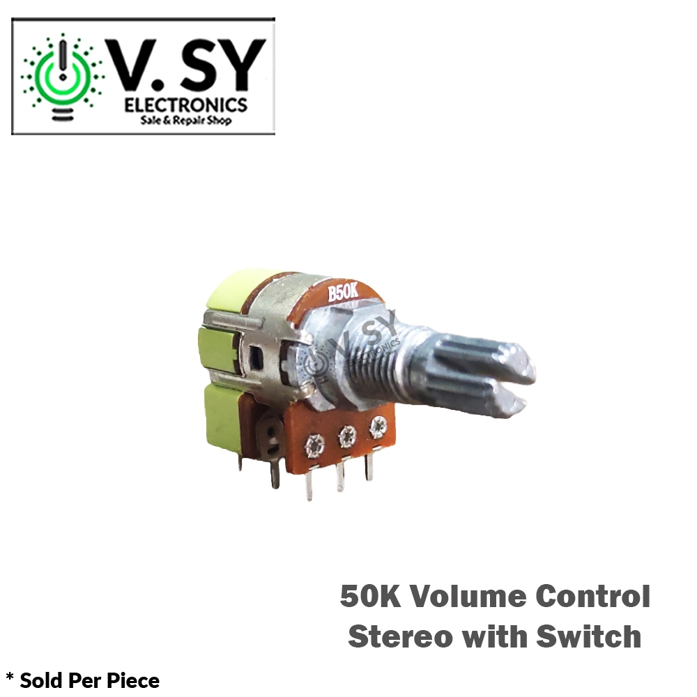 1 Pc 50k Stereo Volume Control with Switch | Shopee Philippines