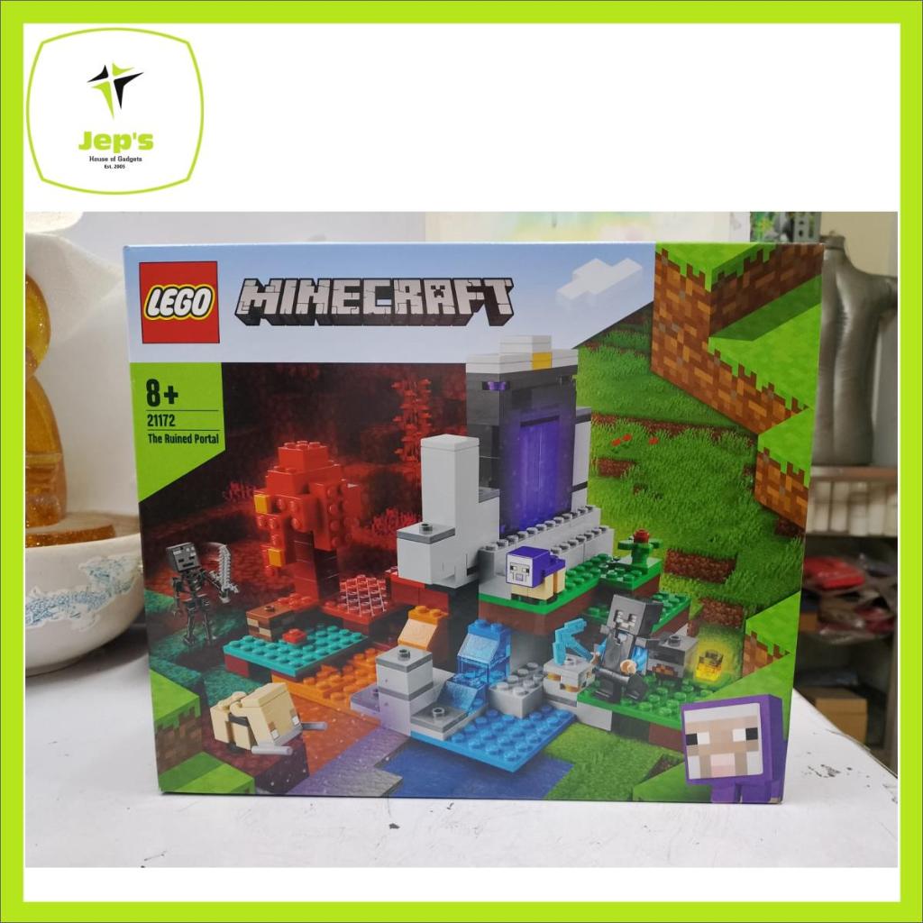 Lego Minecraft 21172 The Ruined Portal (2021) | Shopee Philippines