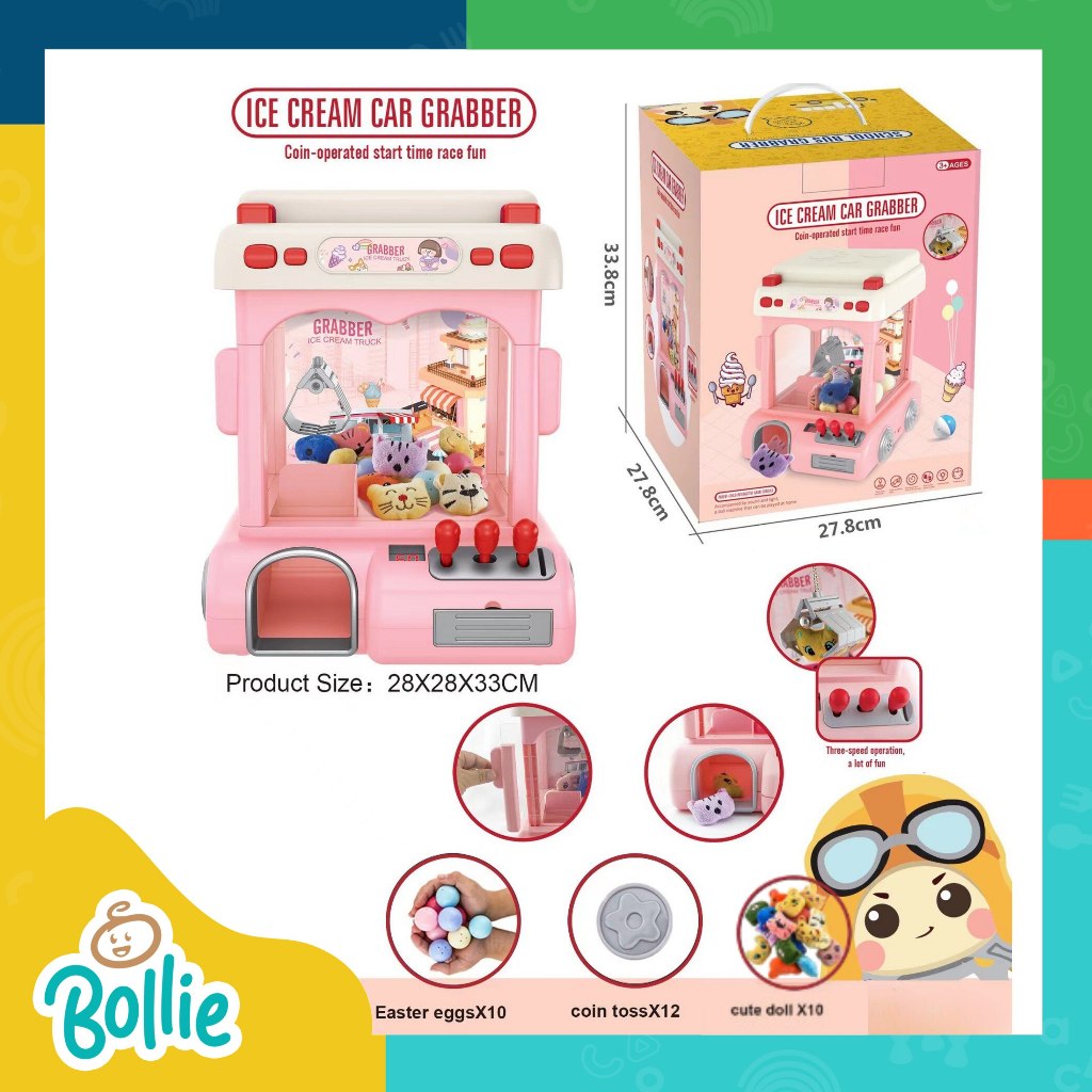 Bollie Baby School Bus Claw Machine Toy for Kids | Shopee Philippines