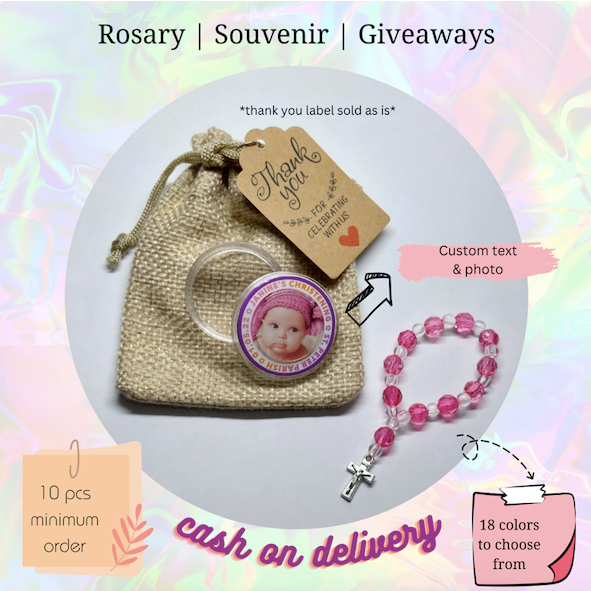 Sample giveaways for christening best sale baby girl