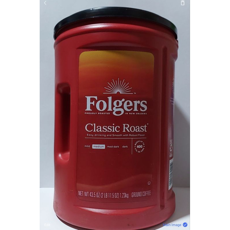 Folgers Classic Roast Ground Coffee 1.23kg | Shopee Philippines