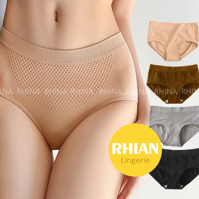 Rhian Hip Stretch Panties for women plus size seamless Panty Full Ladies  Soft Underwear