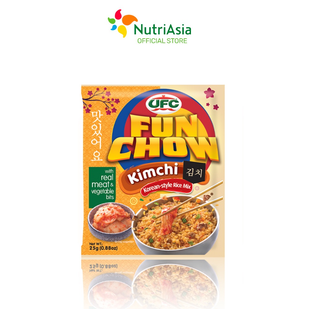 UFC Fun Chow Korean-Style Rice Mix Kimchi 25g Bundle of 4 | Shopee ...
