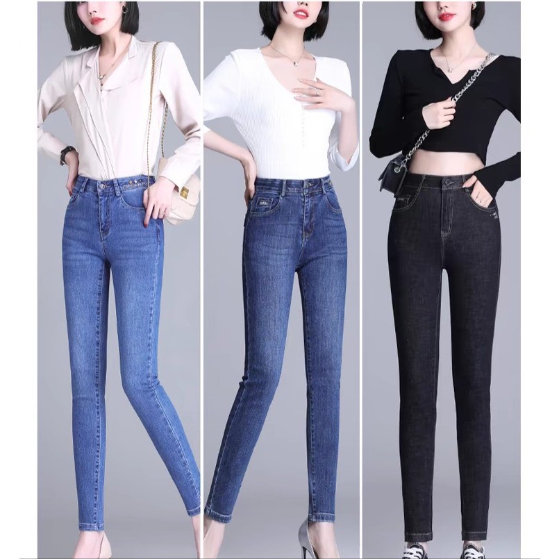 ZHIXIN Women's Classic low waist Skinny Jeans 24-32 denim jeans for ...