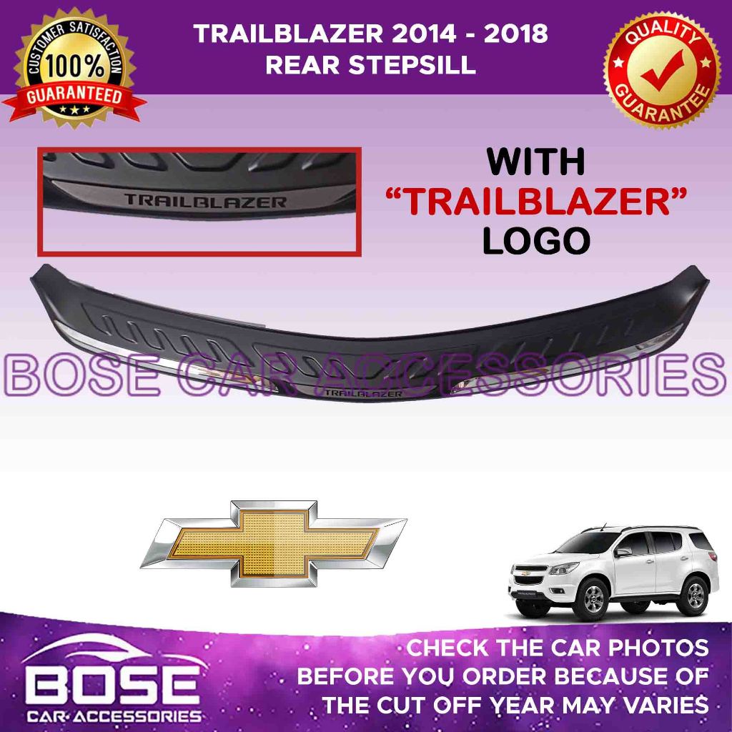 Chevrolet Trailblazer 2014 2021 Rear Stepsill Rear Bumper Protector