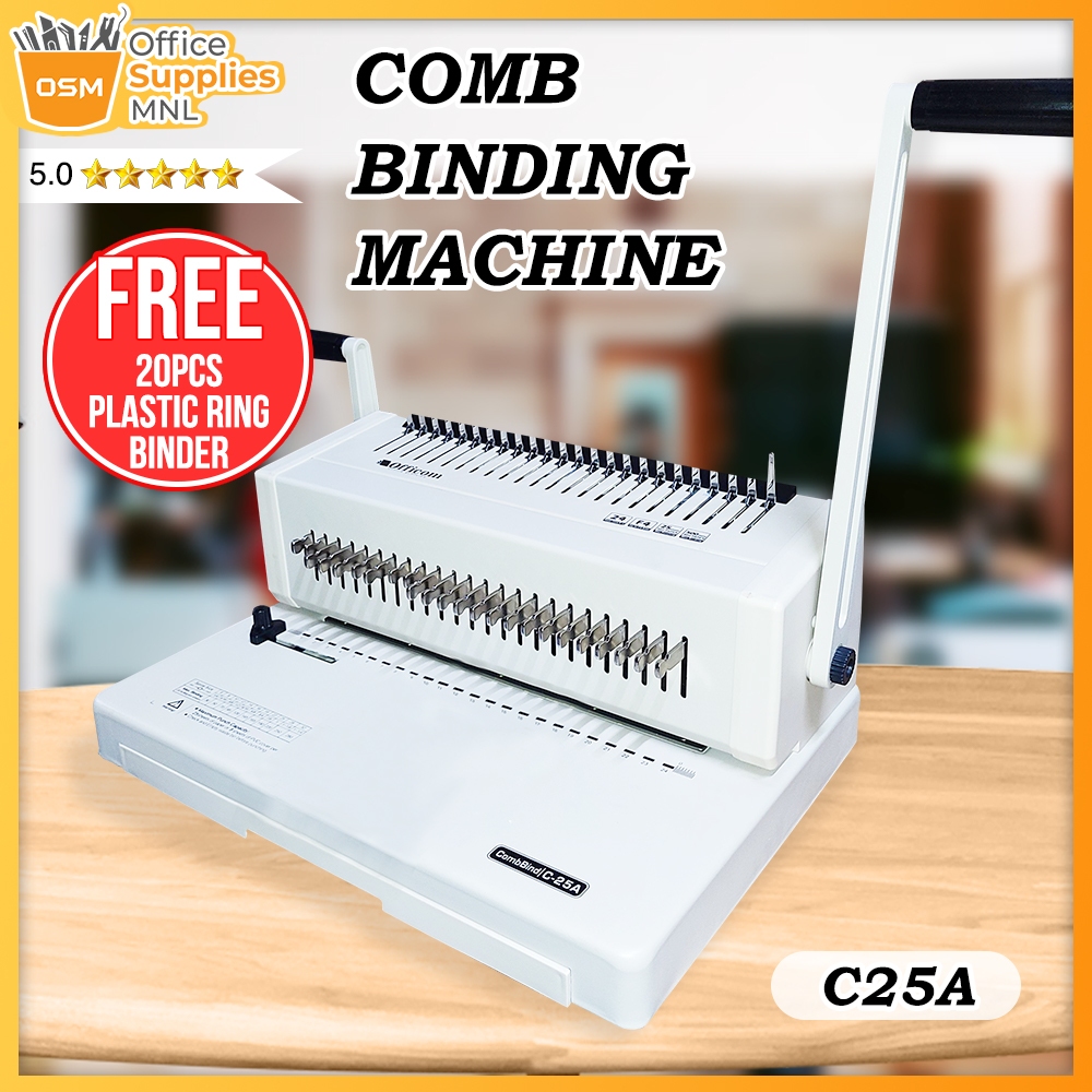Comb Binding Machine F4 Size Long Legal with FREE 20pcs