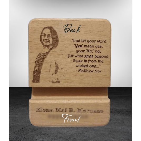 Customized Wooden Phone Holders | Shopee Philippines