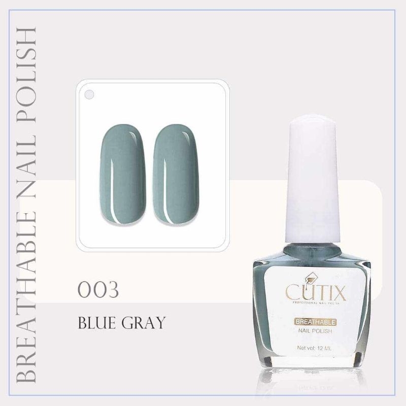 Cutix nail polish(blue gray)12ml, | Shopee Philippines