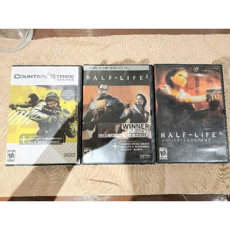 Counter Strike Source and Half Life PC Games Bundle All Original and ...