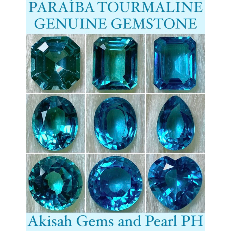 PARAÍBA TOURMALINE (NEON BLUE) GENUINE GRADE AAA