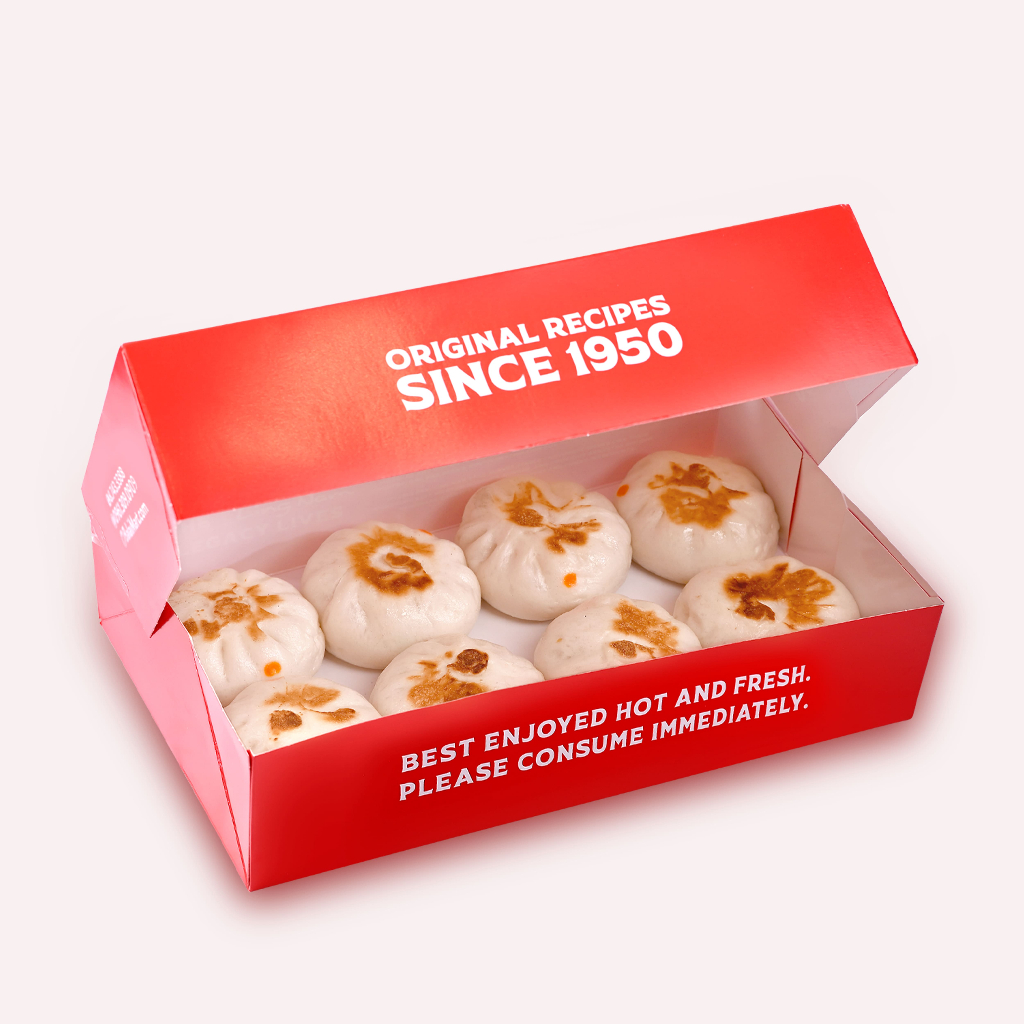 Ling Nam Fried Siopao Assorted Box of 8 [Siopao, Asado, Box] | Shopee ...