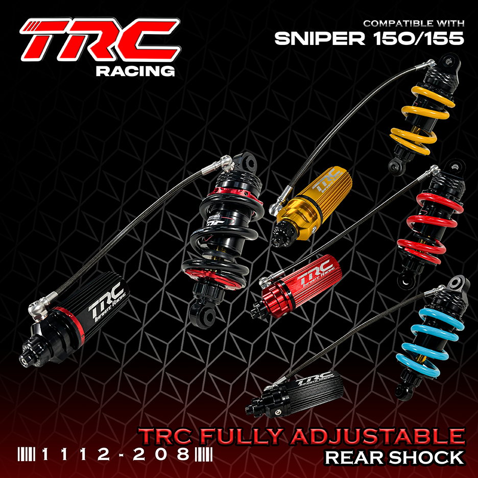 TRC RACING I-TECH SERIES FULLY ADJUSTABLE SUSPENSION for Sniper 150/155 ...