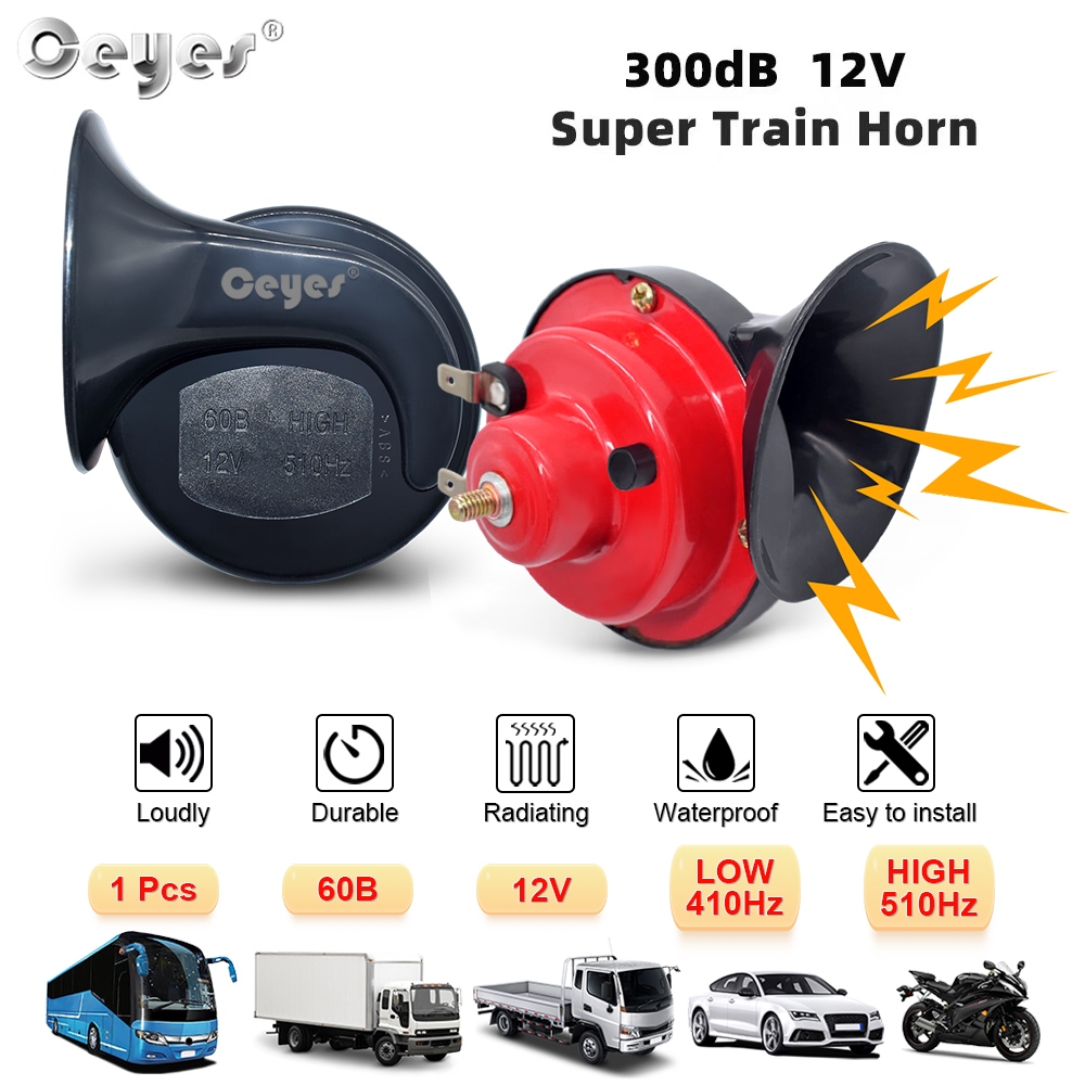Ceyes 12V Universal Car Horn Motorcyle Horn Super Loud Auto