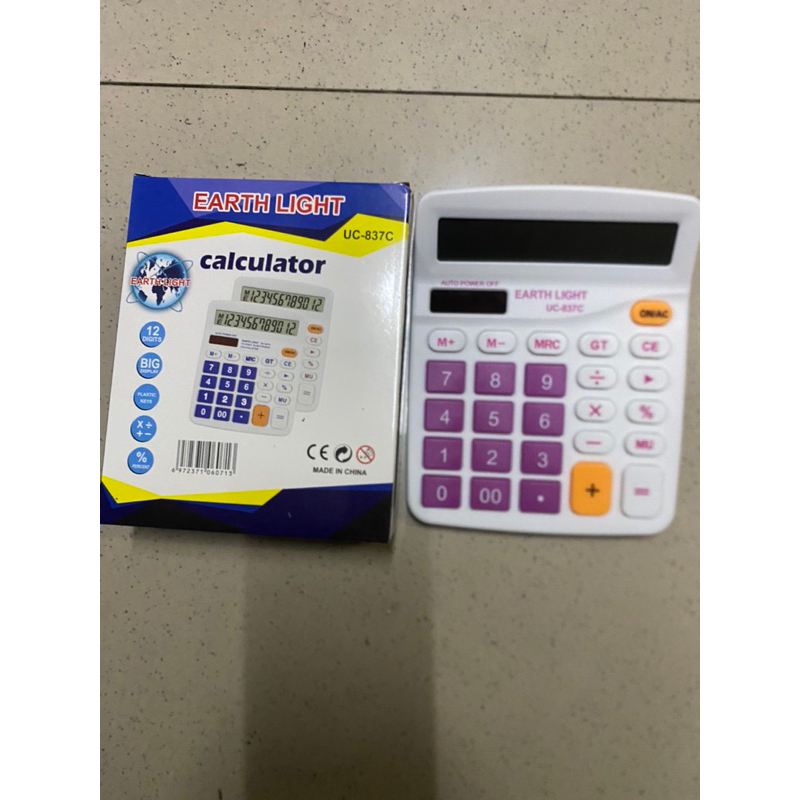 UC-837C Colorful Pastel 12-Digits Display CalculatorElectronic ...