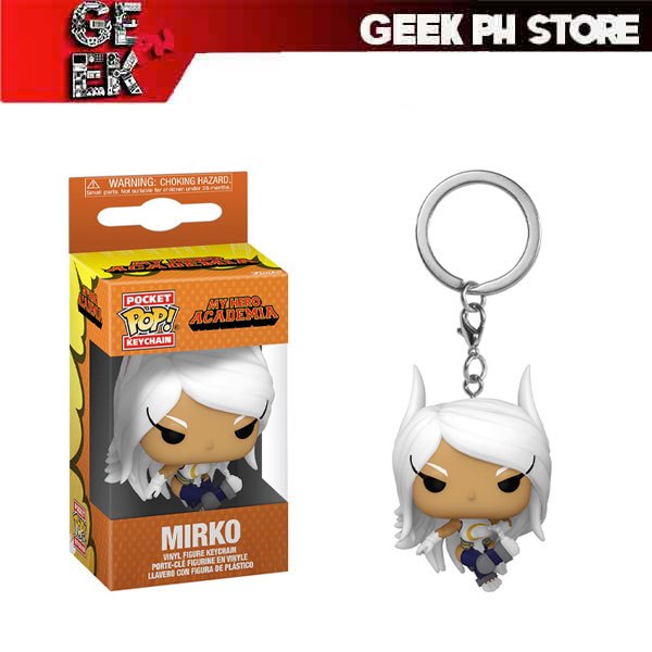 Funko Pop! Porte-clés My Hero Academia – Rumi Usagiyama Mirko – Mini Figurine Vinyle, Collection Officielle, Cadeau Fan