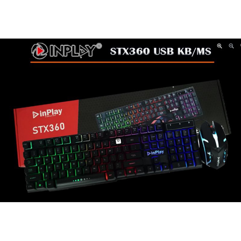 INPLAY STX360 RGB KEYBOARD AND MOUSE COMBO | Shopee Philippines