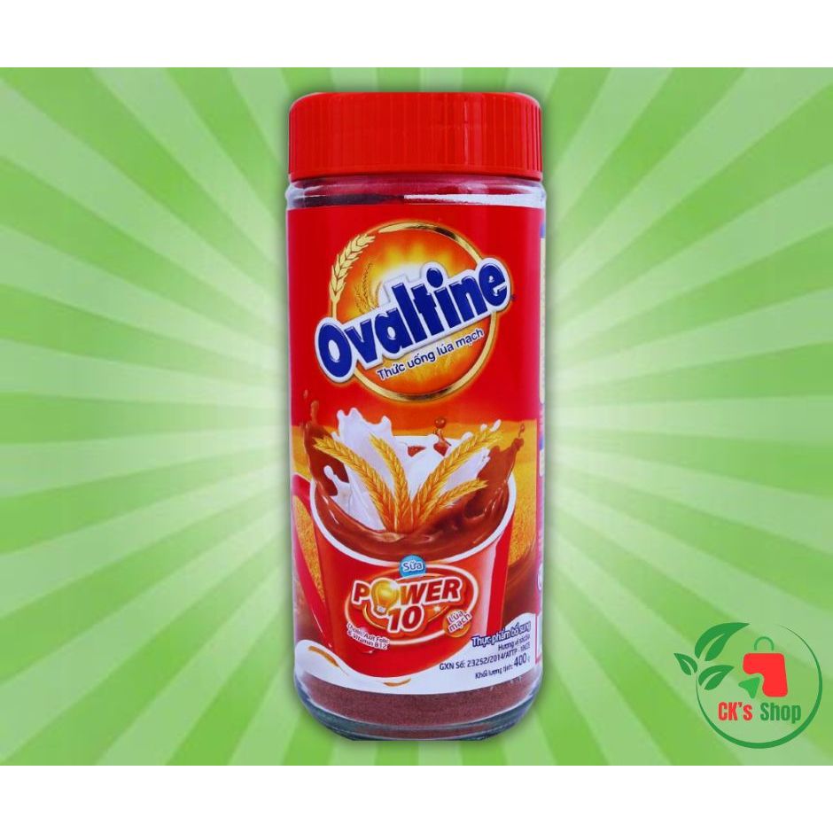 Ovaltine Power 10 Powder Glass Jar 400g Shopee Philippines