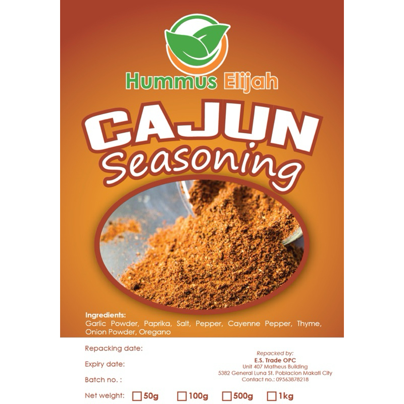 Cajun Seasoning 50g/100g/300g Shopee Philippines