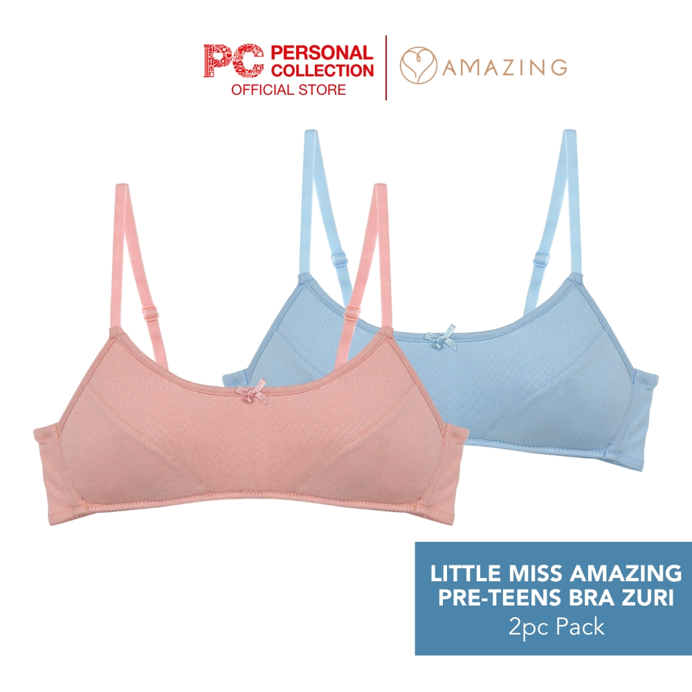 Little Miss Amazing Pre-Teens Bra Zuri 2pc Pack | Shopee Philippines