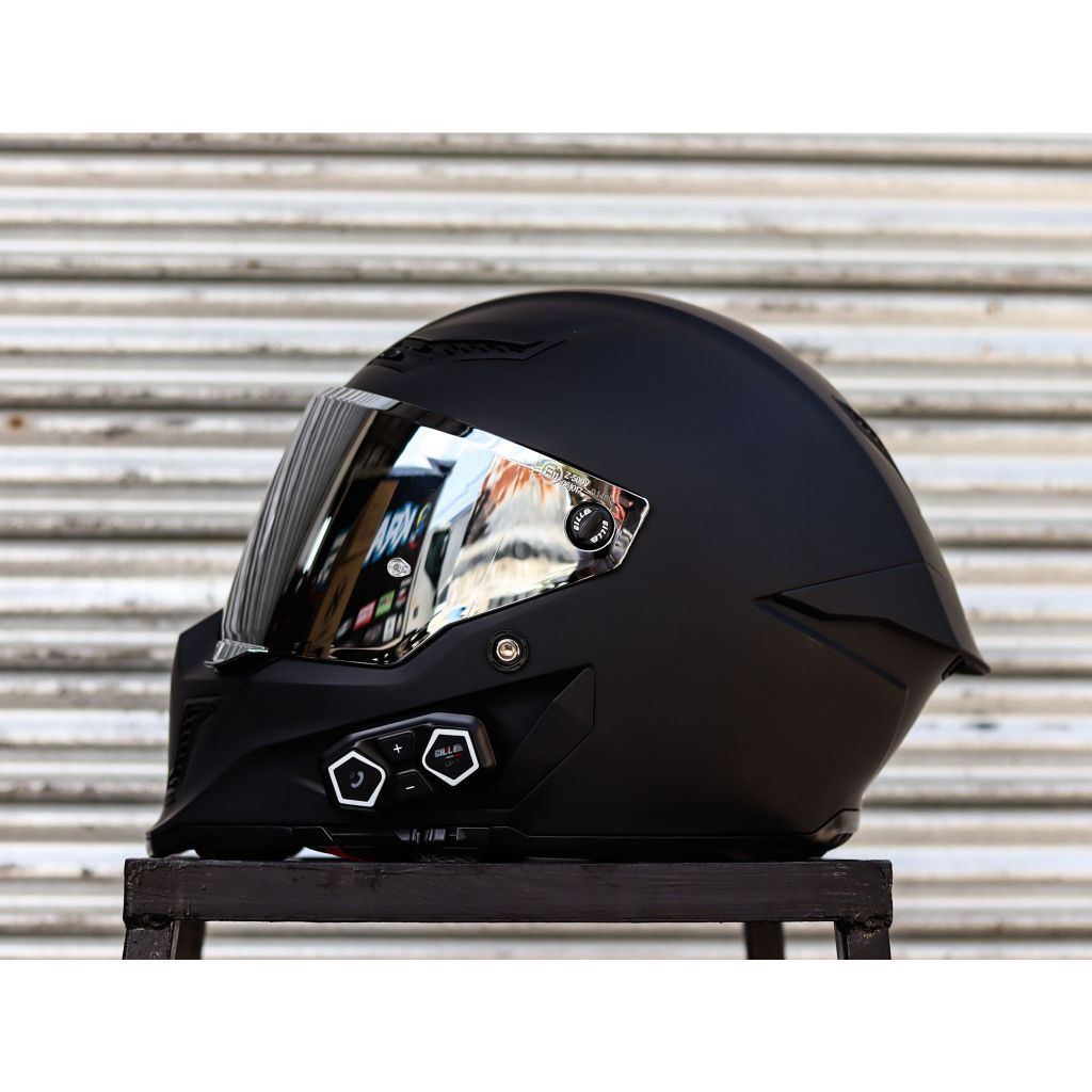 GILLE HELMET ASTRAL MATTE BLACK DUAL VISOR WITH FREE GP1 INTERCOM Shopee Philippines