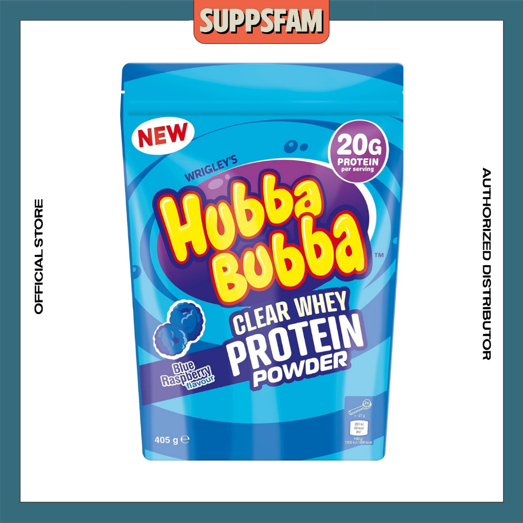 Hubba Bubba Clear Whey Isolate, Protein Powder Drink, 20g Protein ...