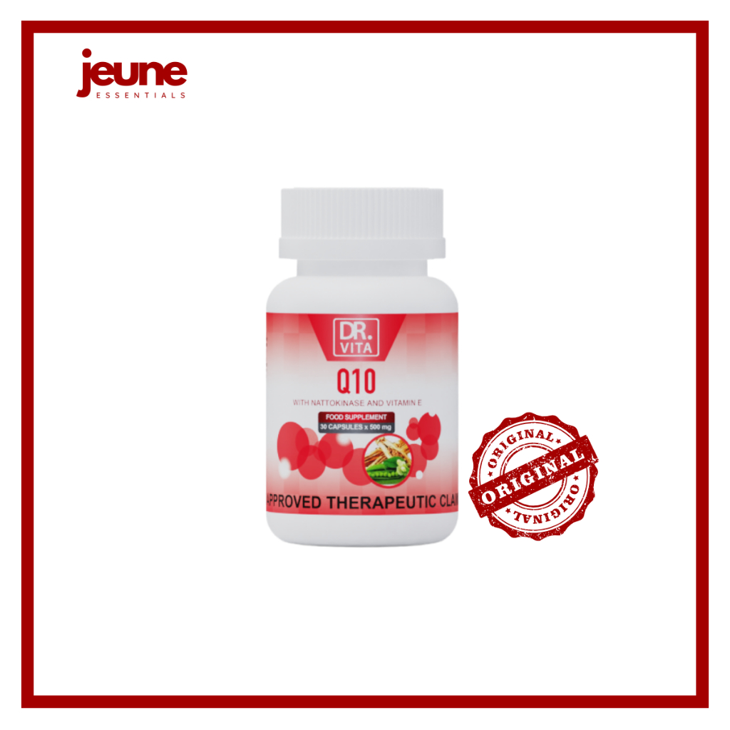 Dr. Vita CoQ10 Supplement Coenzyme Q10 Nattokinase Heart Blood Pressure