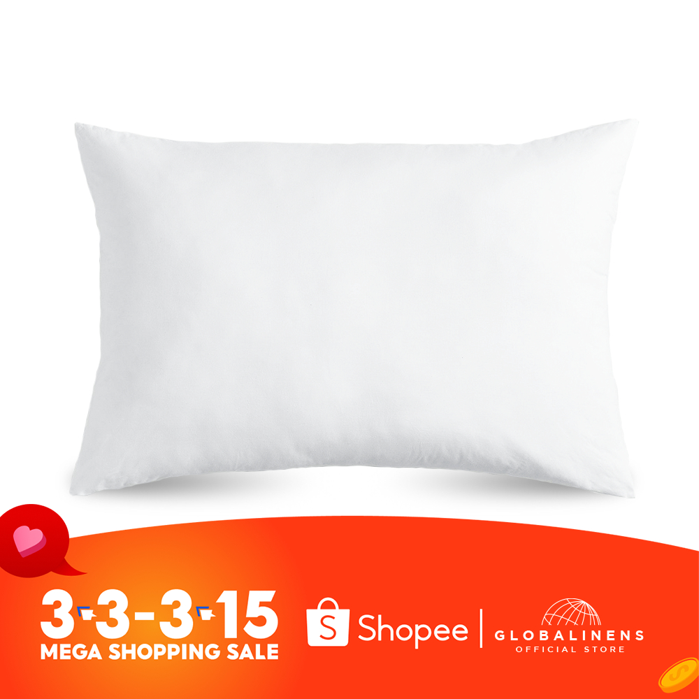 Globalinens European Fiber Pillow Only Standard/Queen/King Shopee