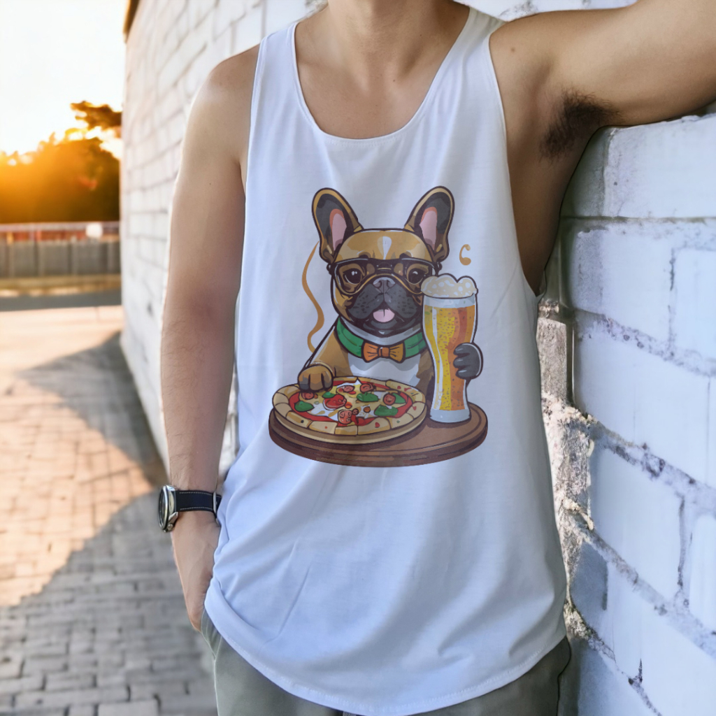 French Bulldog Collection Eight Edges Men s Fitness Tank Top Shopee Philippines